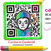 Un cod qr personalizat colorat vibrant p 512x512 48436412