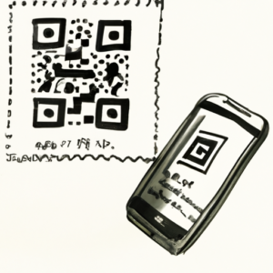 Un smartphone scaneaz un cod qr amplasat 512x512 86404993