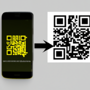 Un smartphone scannd un cod qr abstract 512x512 22177751