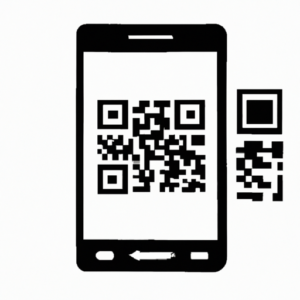Un smartphone scaneaz un cod qr black an 512x512 13071615