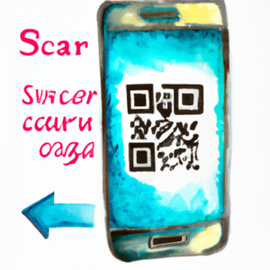 Un smartphone scaneaz un cod qr watercol 512x512 10667917