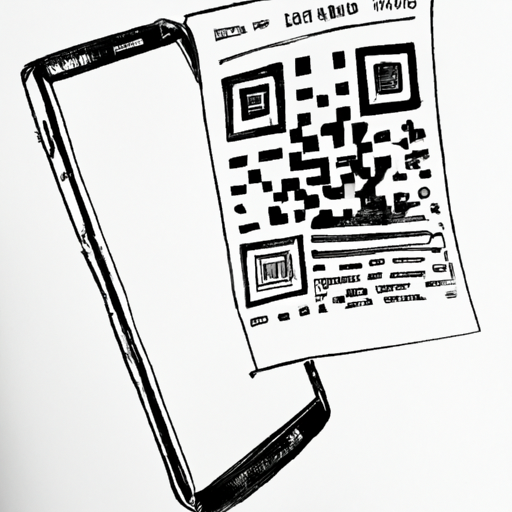 Un smartphone scannd un cod qr pencil dr 512x512 84874923