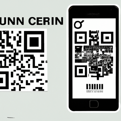 Un telefon mobil scaneaz codul qr black 512x512 54494207