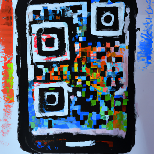 Un telefon mobil scaneaz un cod qr color 512x512 81970889