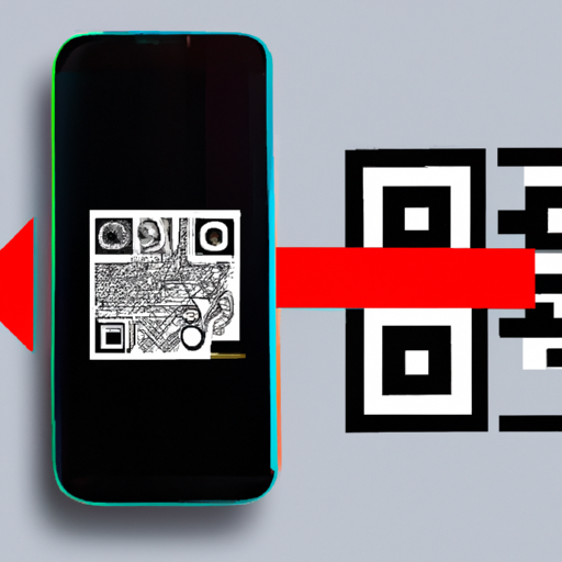 Un smartphone scaneaz un cod qr abstract 512x512 27992595