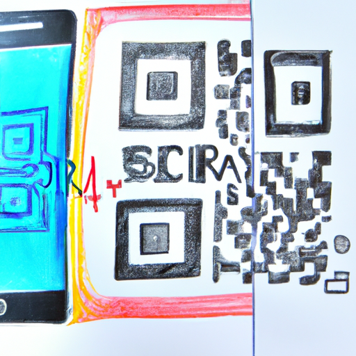 Un smartphone scaneaz un cod qr colorat 512x512 13848179