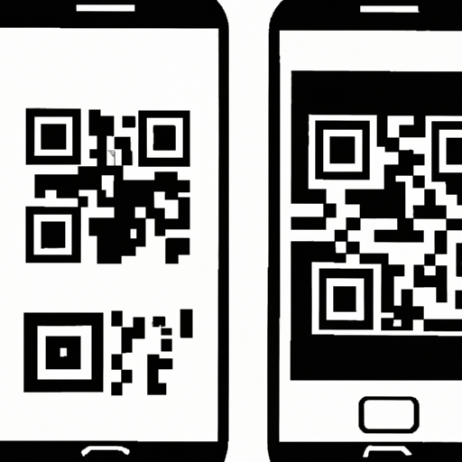 Un smartphone scannd un cod qr black and 512x512 34635188
